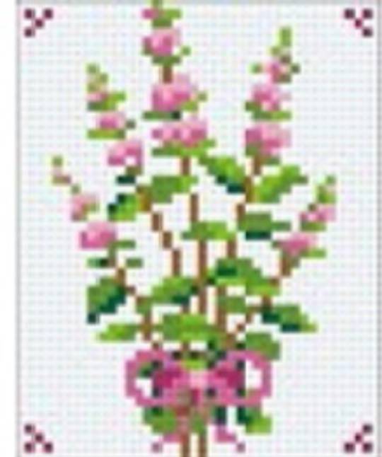 Flower Series II One [1] Baseplate PixelHobby Mini-mosaic Art Kit